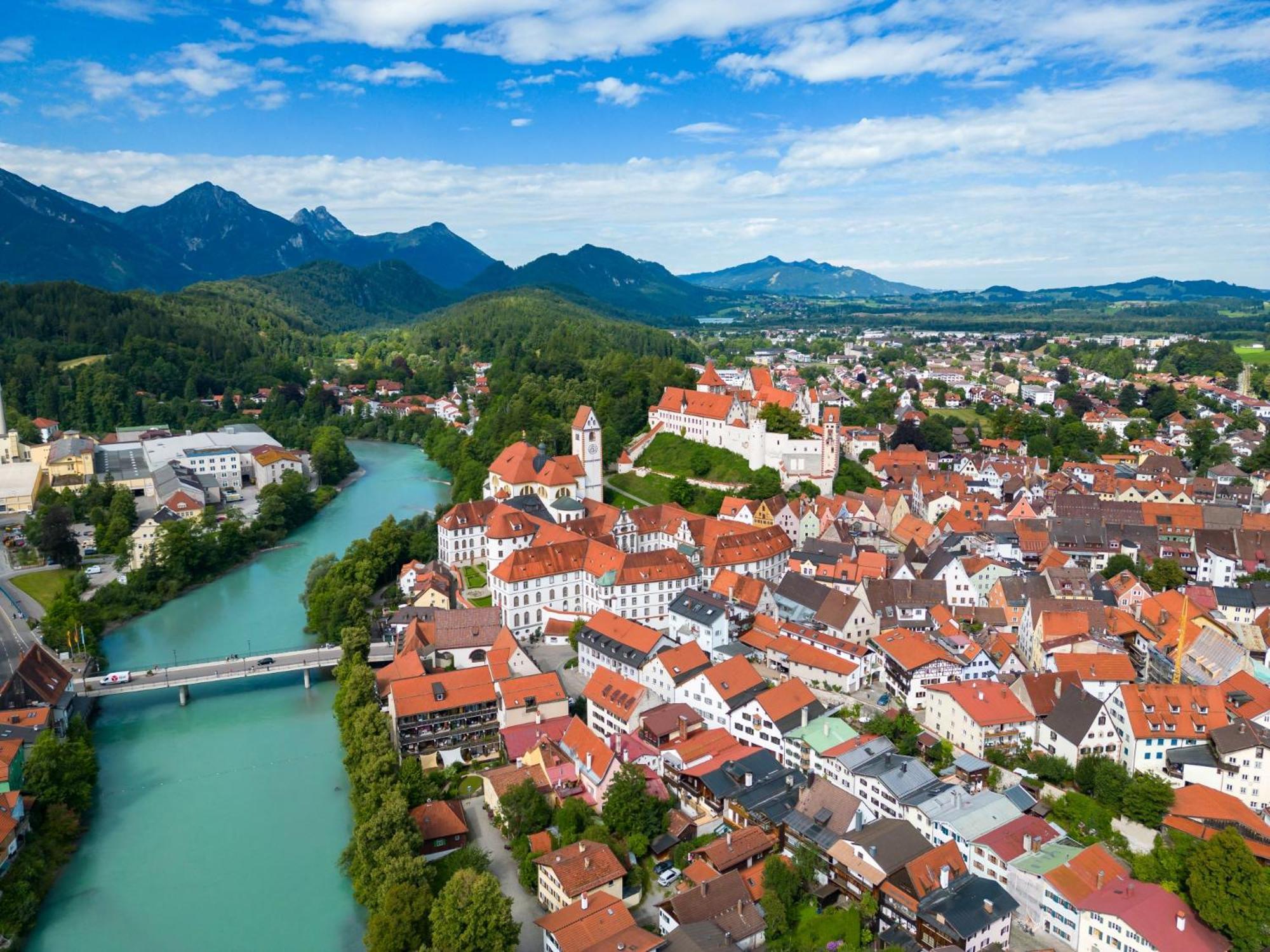 Ferienwohnung Herzstueck Im Haus Schlossblick Füssen Εξωτερικό φωτογραφία
